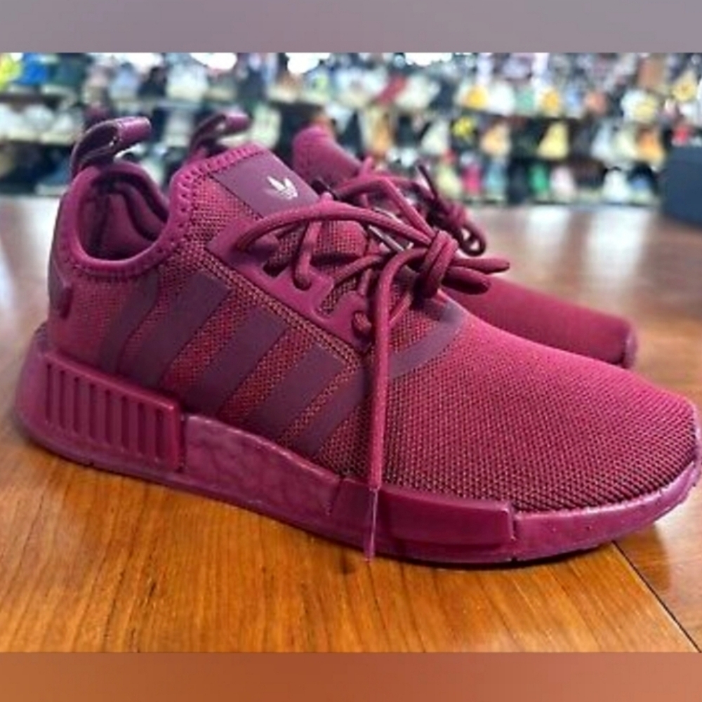 NWOT Adidas NMD R1 Burgundy Womens Size 9